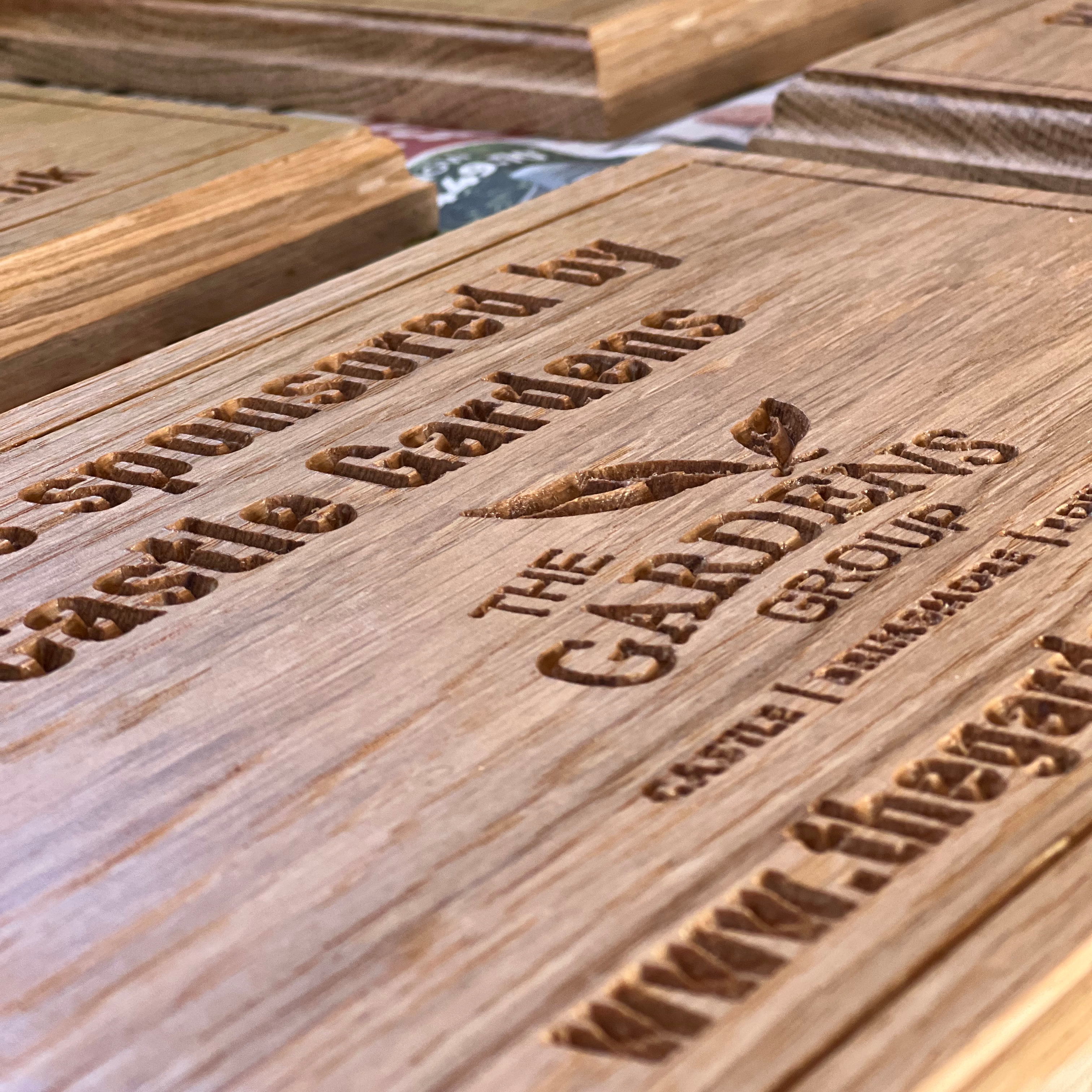 Oak CNC Signage