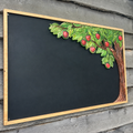 CNC Cut Apple Tree Blackboards with Oak Frames