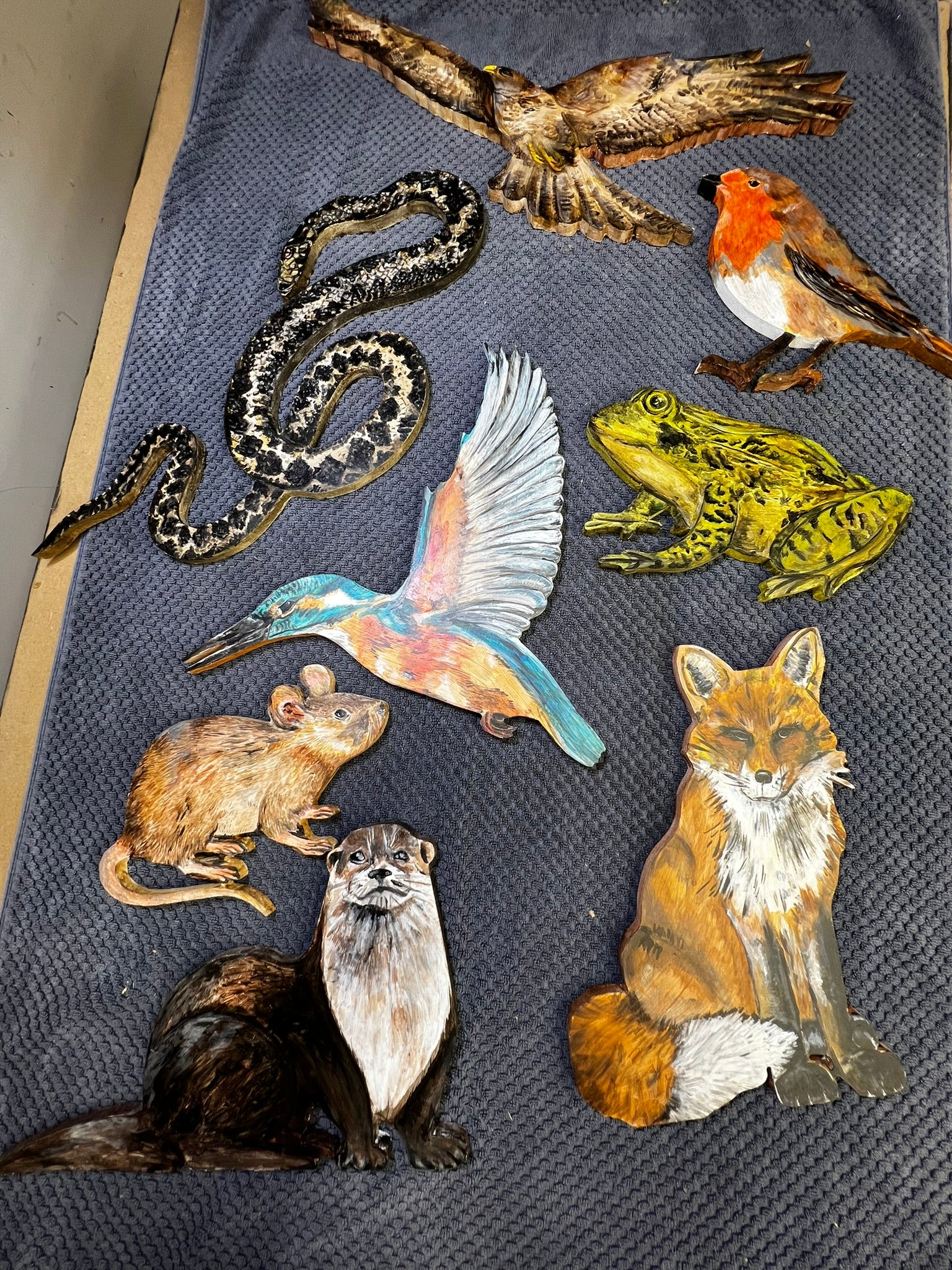 Native UK animal props