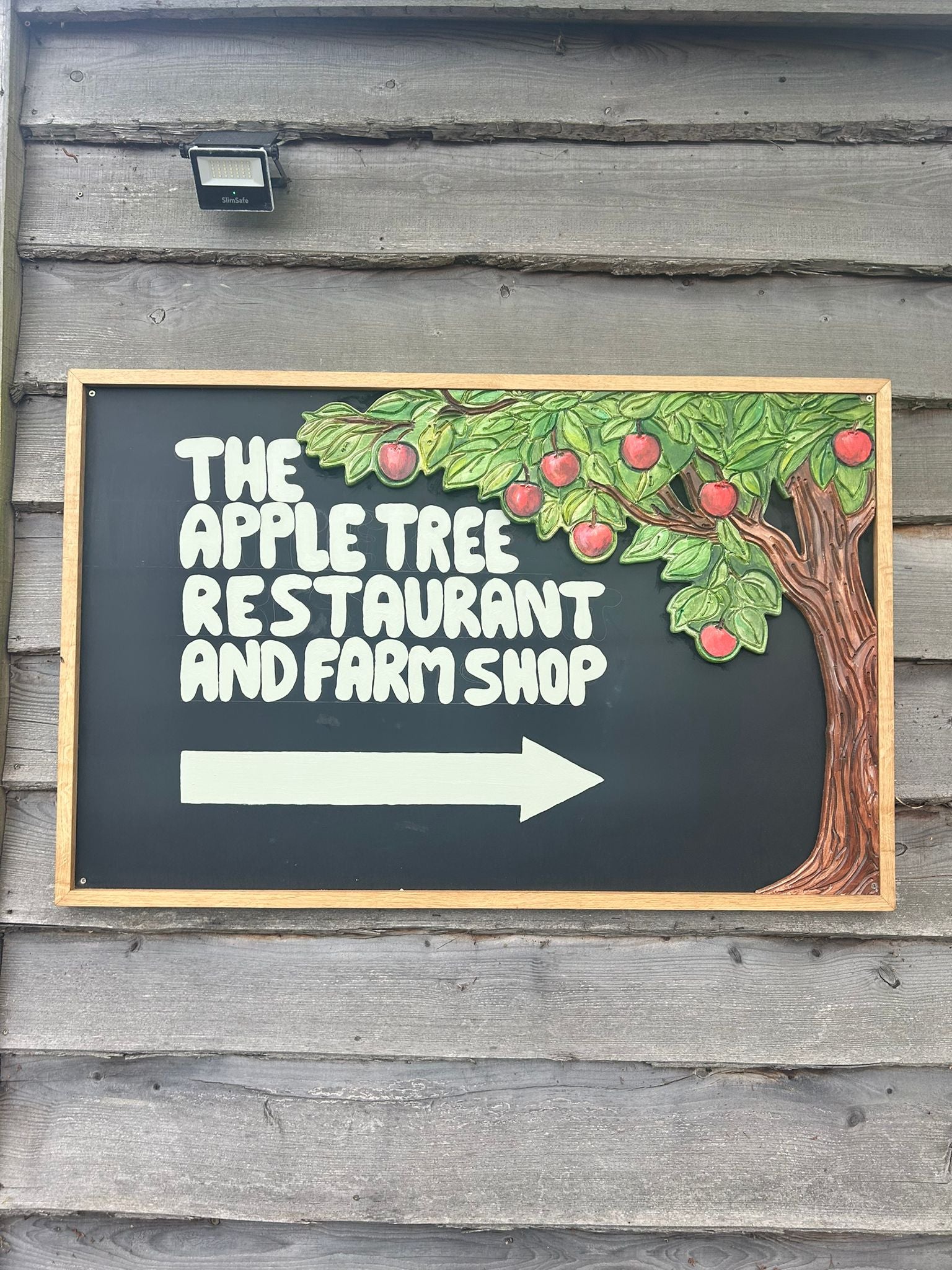 CNC Cut Apple Tree Blackboards with Oak Frames