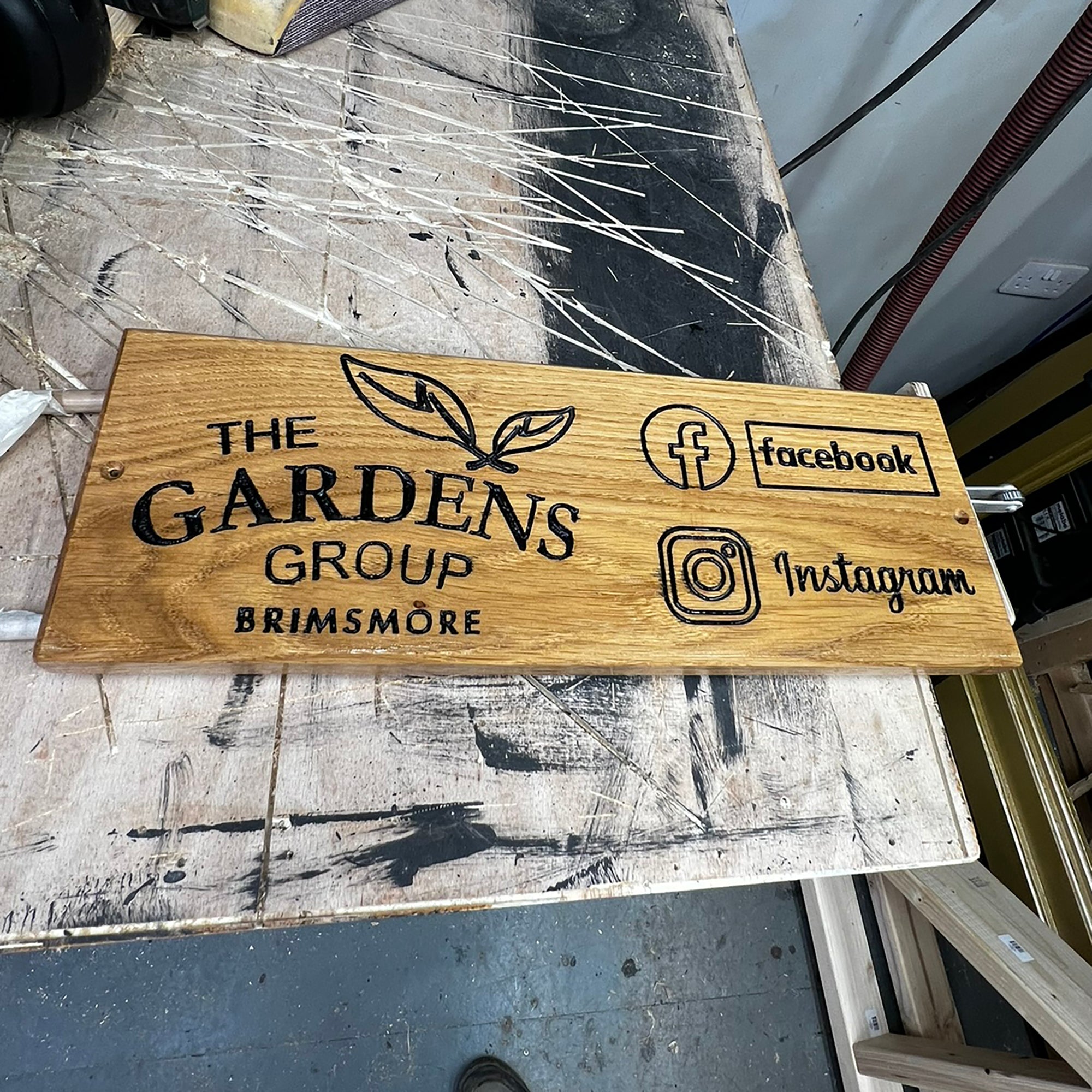 Oak CNC Signage