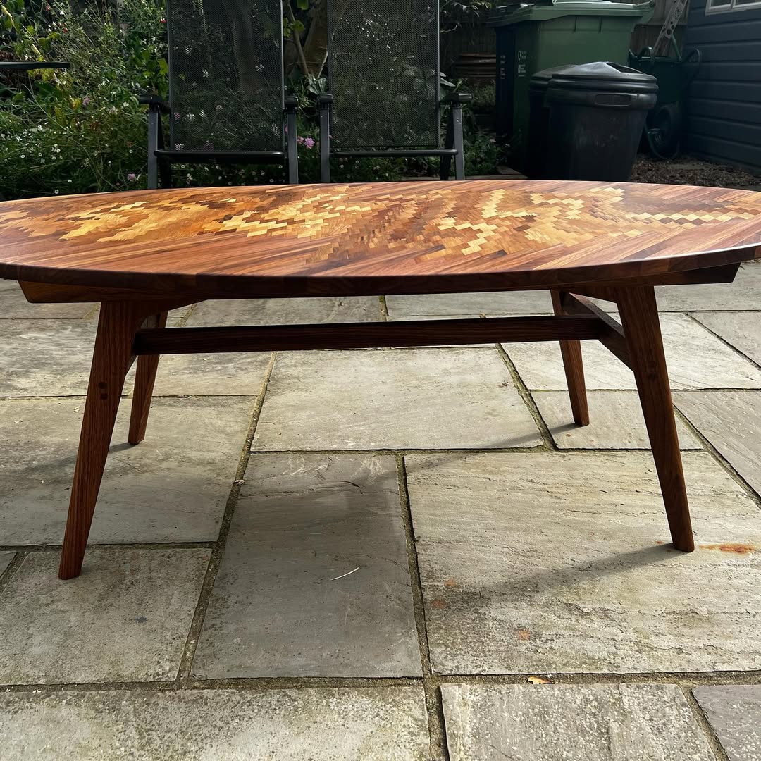 Walnut coffee table - 2022