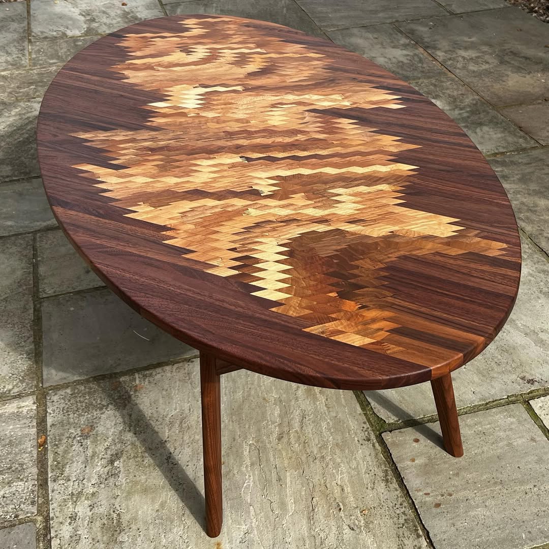 Walnut coffee table - 2022