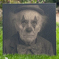 Clown #1 Stipple Art Dot Painting