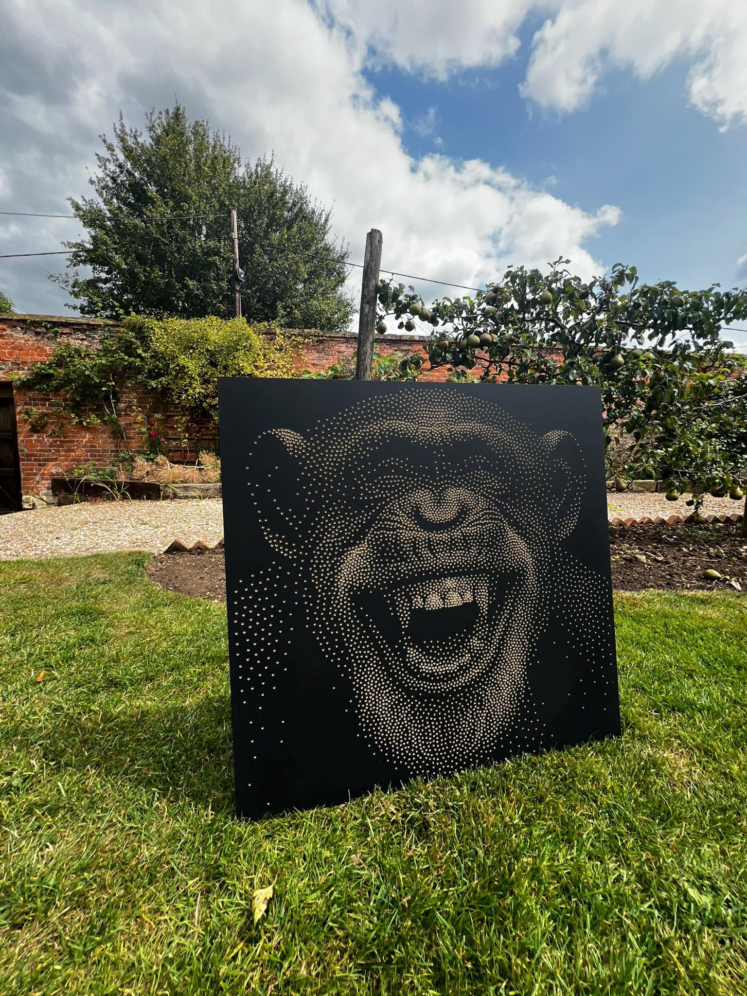 Chimp Stipple Art Dot Painting