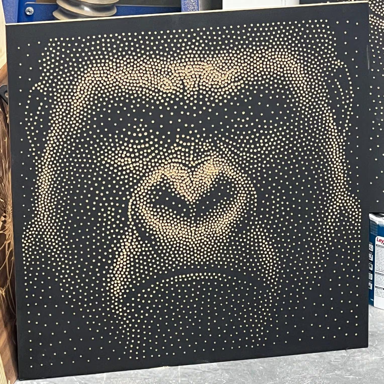 Gorilla Stipple Art Dot Painting