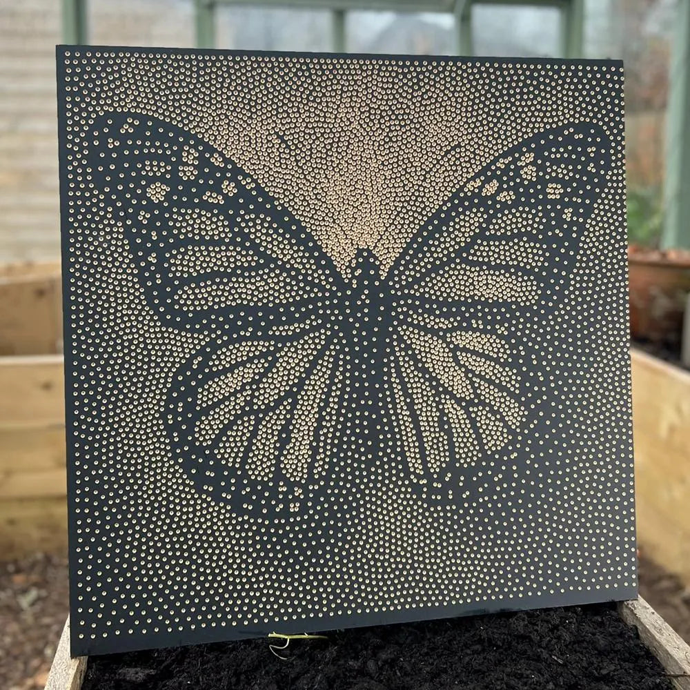 Butterfly Stipple Art Dot Painting