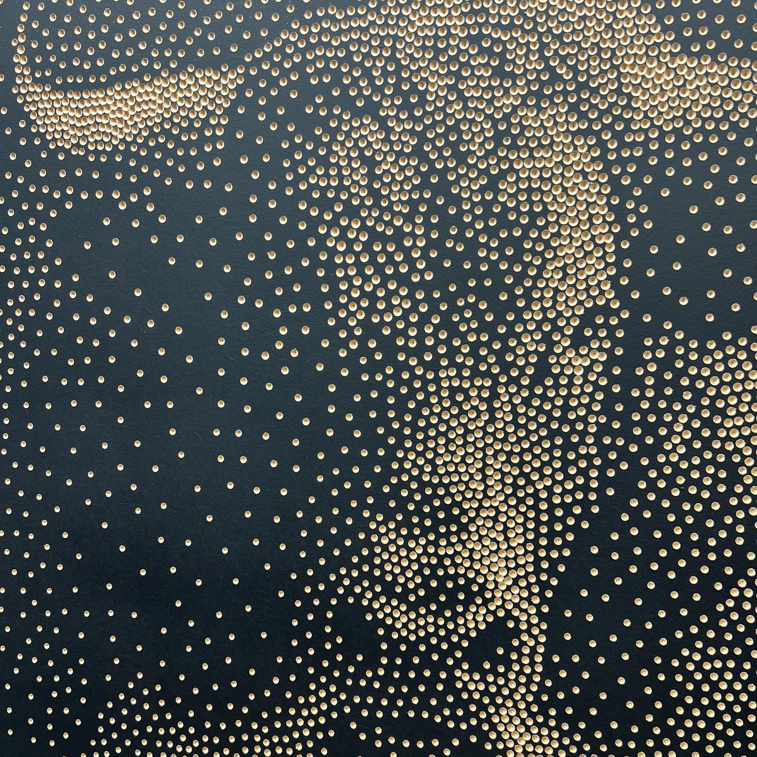 Charging Bull Stipple Art Dot Painting