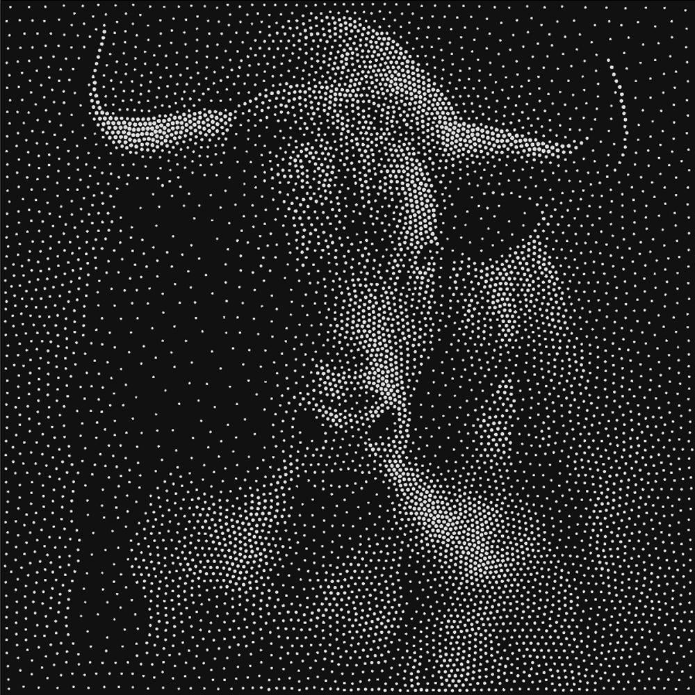Charging Bull Stipple Art Dot Painting