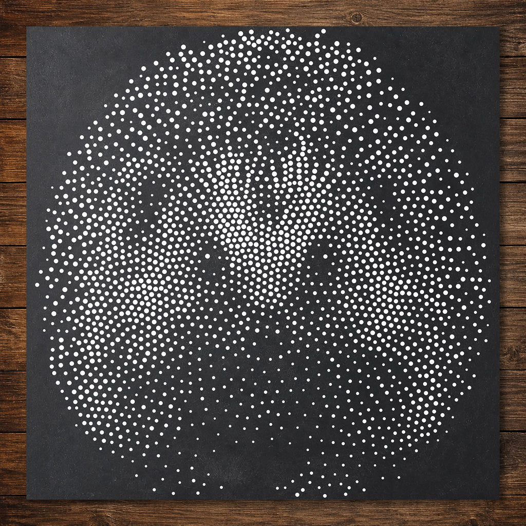 Realistic Hedgehog Stencil | DIY Mylar Wall Art, Stipple Art Crafts (Large - 300mm / 12" approx)