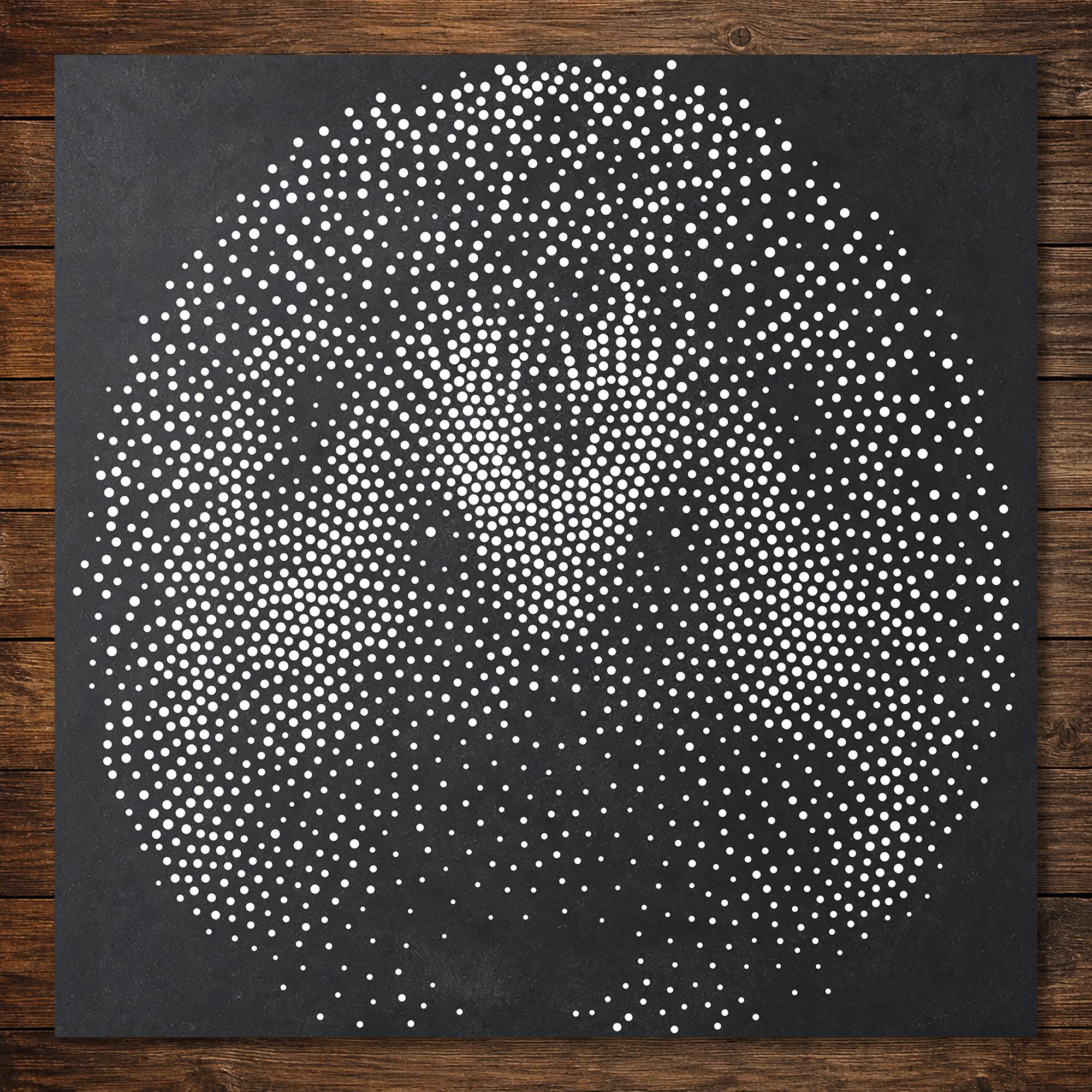 Realistic Hedgehog Stencil | DIY Mylar Wall Art, Stipple Art Crafts (Large - 300mm / 12" approx)