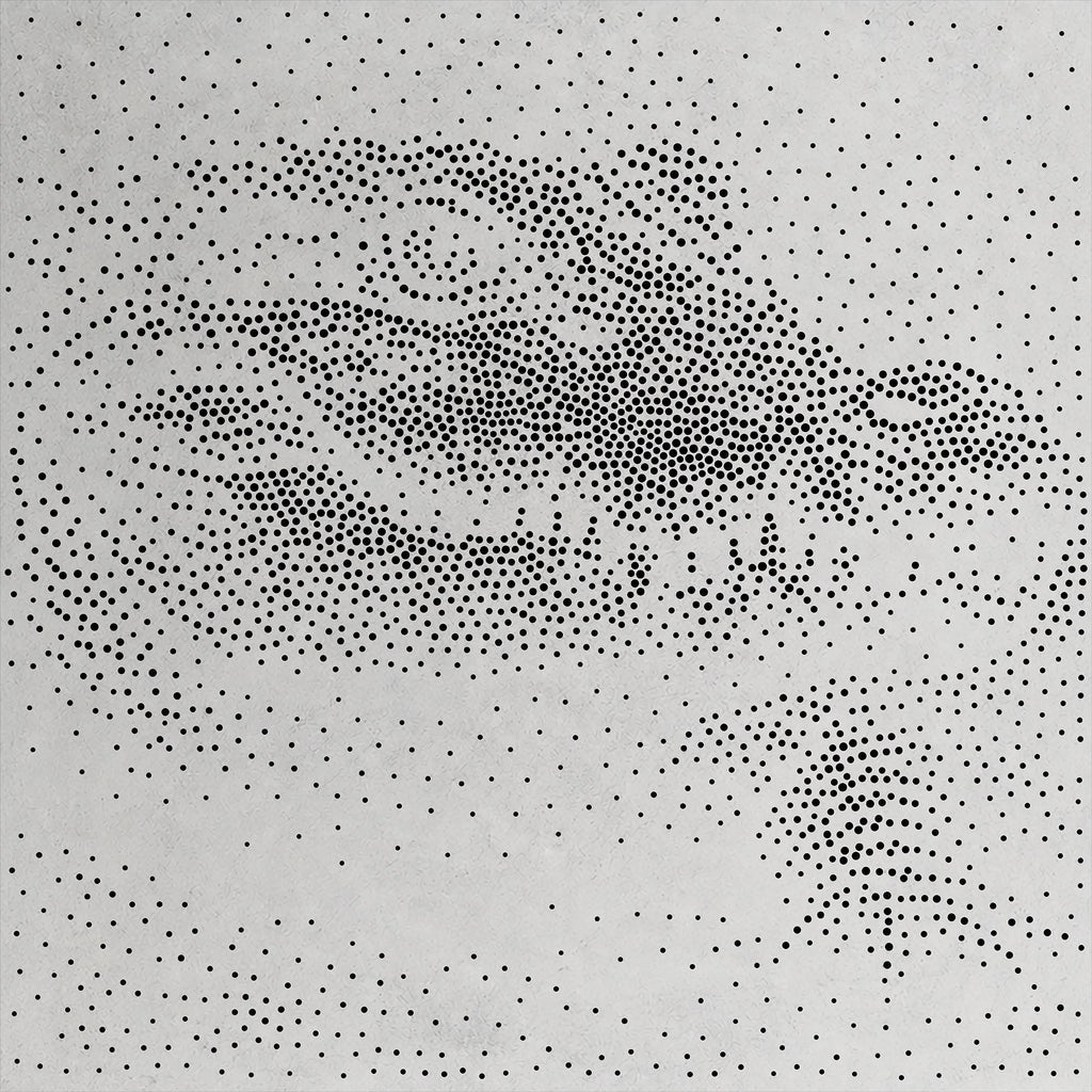 Crocodile Stencil | Realistic Highly Detailed DIY Mylar Wall Art, Stipple Art Crafts (Large - 300mm / 12" approx)