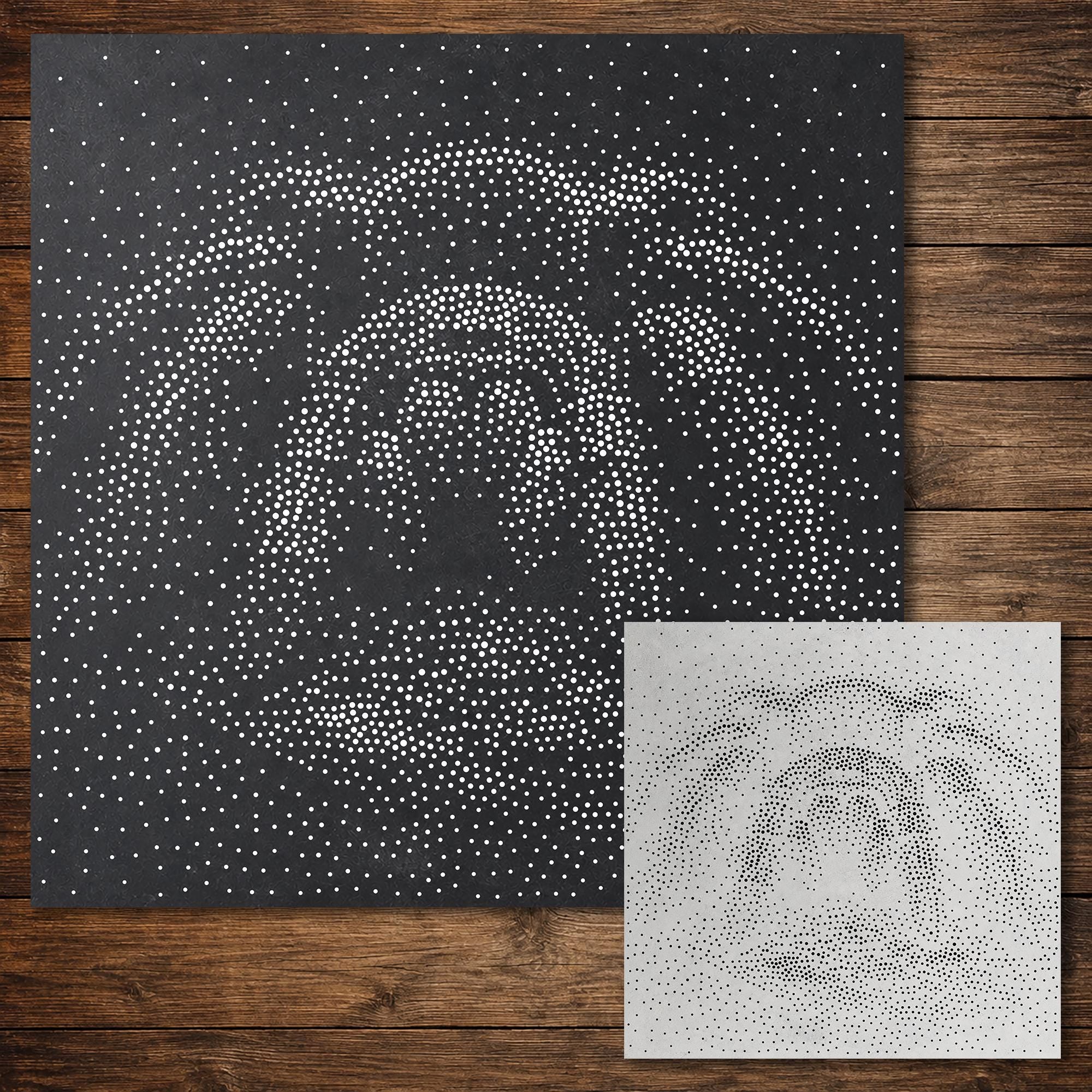 Tarantula Stencil | Realistic Highly Detailed DIY Mylar Wall Art, Stipple Art Crafts (Large - 300mm / 12" approx)