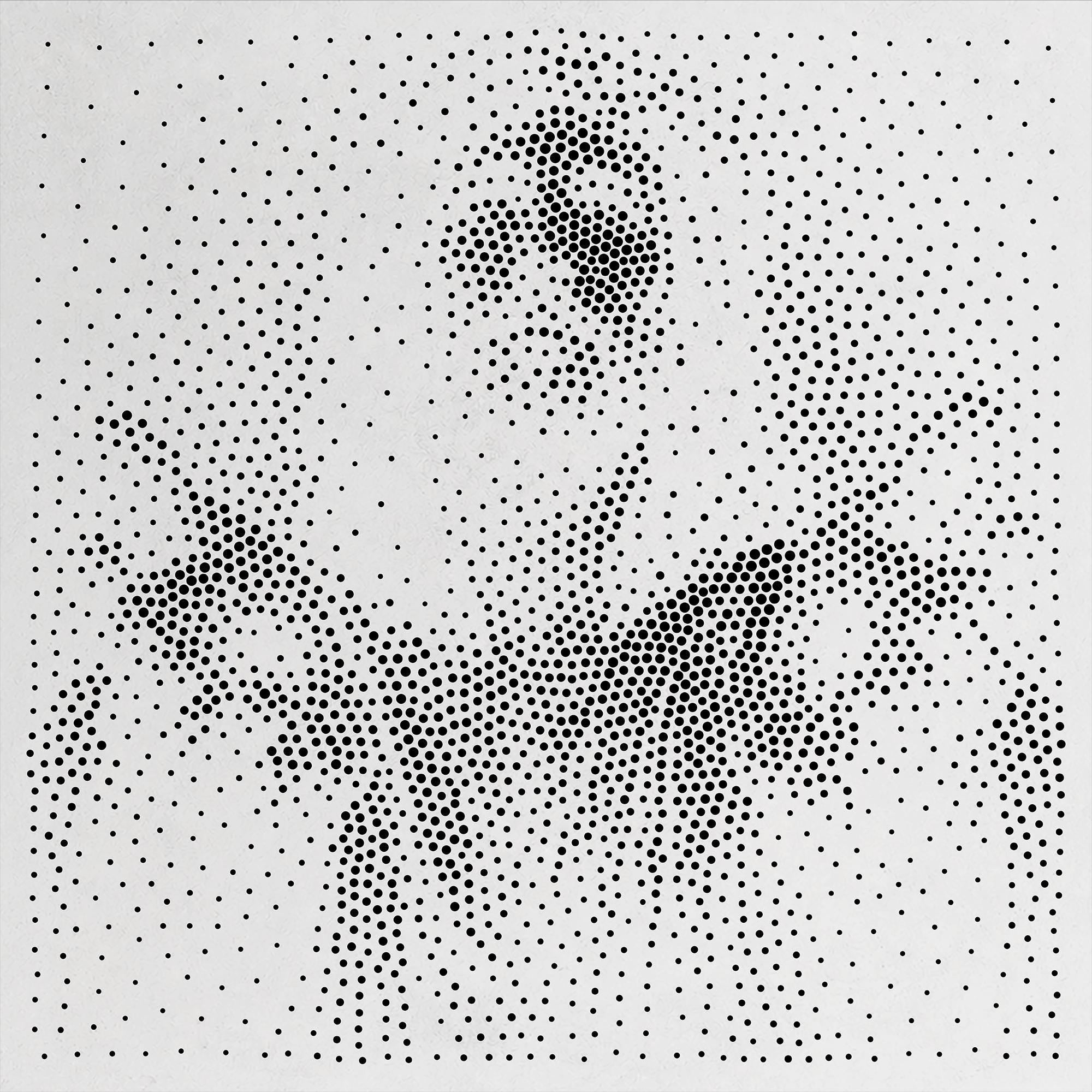 Jesus Christ with Hands in Sorrow Stencil | Realistic & Highly Detailed DIY Mylar Wall Art, Stipple Art Crafts (Large - 300mm / 12" approx)