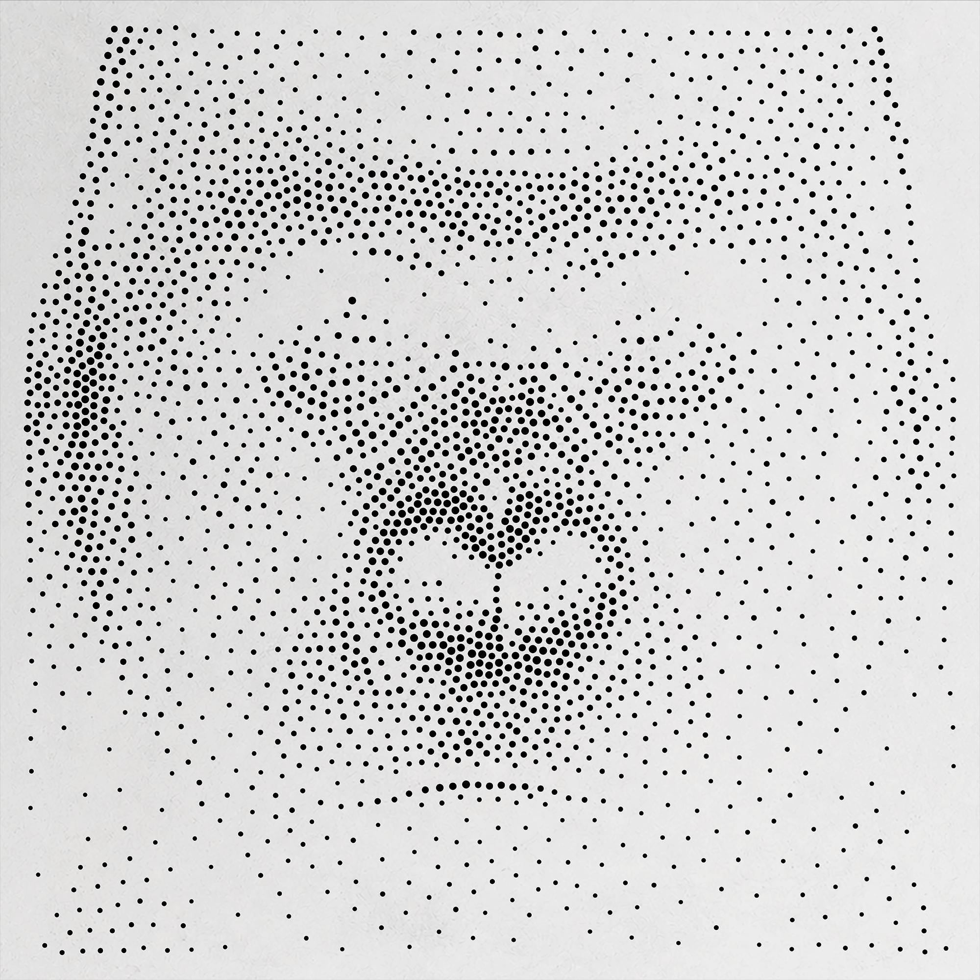 Gorilla Face Stencil | Realistic & Highly Detailed DIY Mylar Wall Art, Stipple Art Crafts (Large - 300mm / 12" approx)