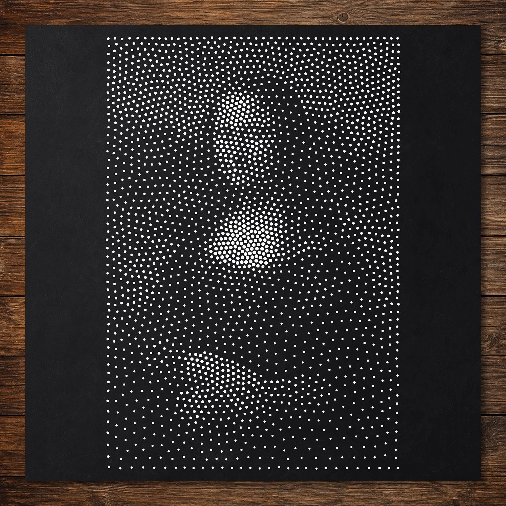 Mona Lisa Stencil | Realistic & Highly Detailed DIY Mylar Wall Art, Stipple Art Crafts (Large - 300mm / 12" approx)