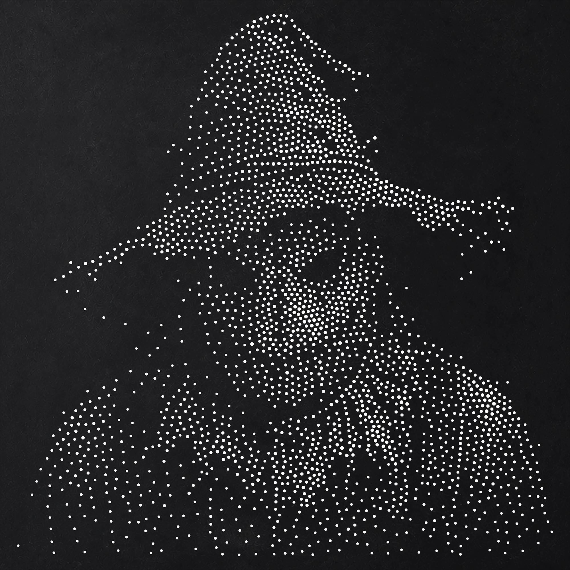 Scarecrow Stipple Art Halloween Stencil | Realistic Mylar Wall Art, Crafts (Large - 300mm / 12" approx)