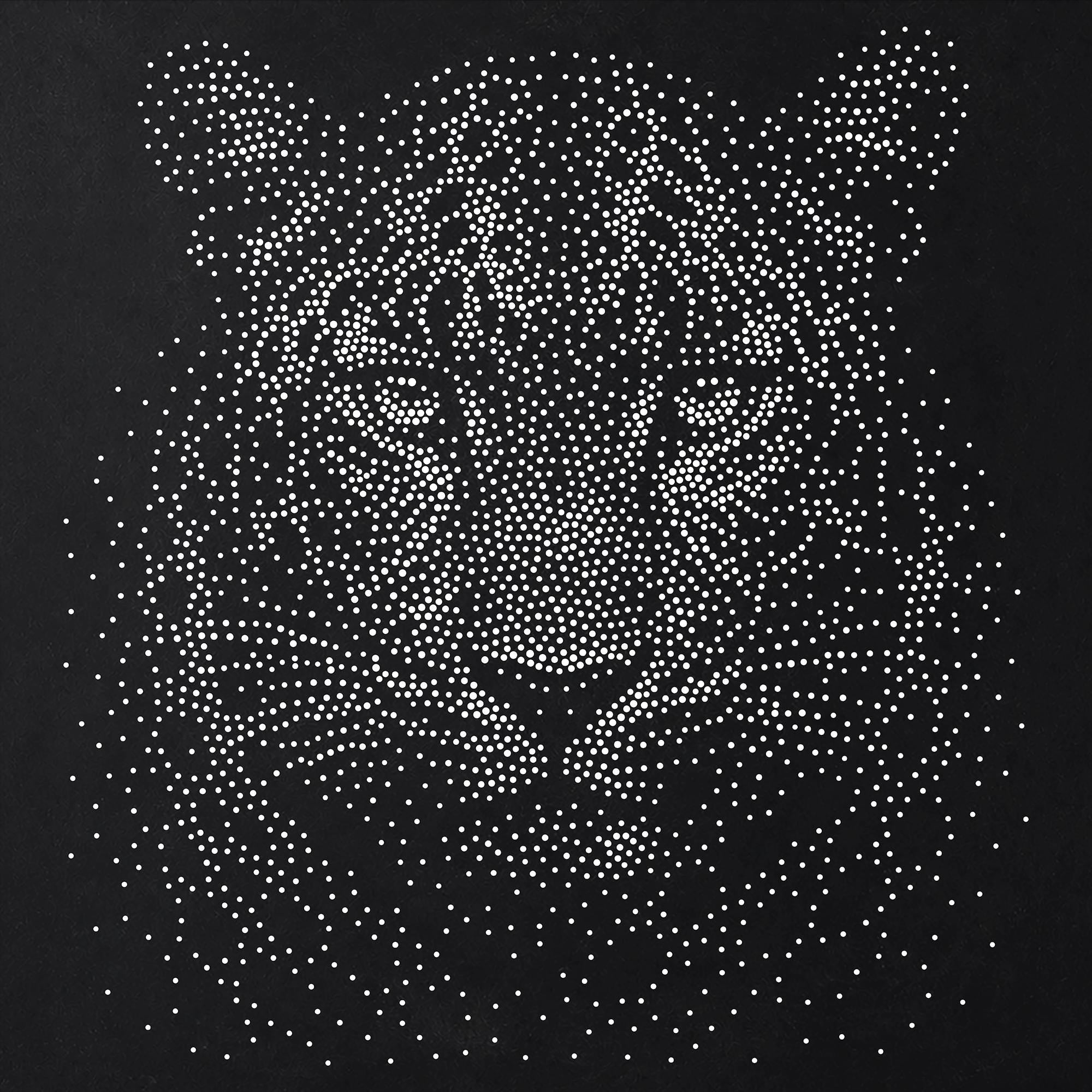 Leopard Stipple Art Stencil | Realistic Mylar Wall Crafts (Large - 300mm / 12" approx)