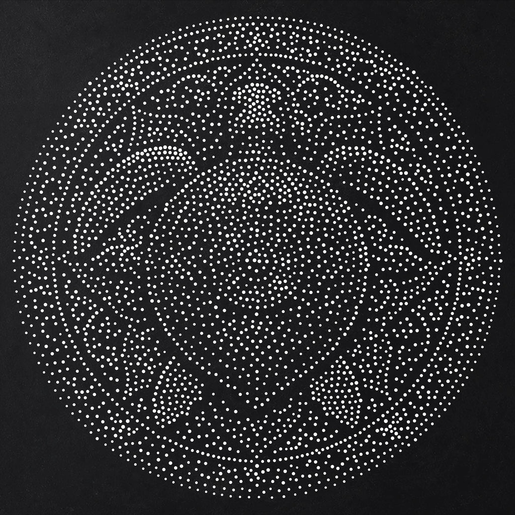Sea Turtle Mandala Stipple Art Stencil | Realistic Mylar Wall Art, Crafts (Large - 300mm / 12" approx)