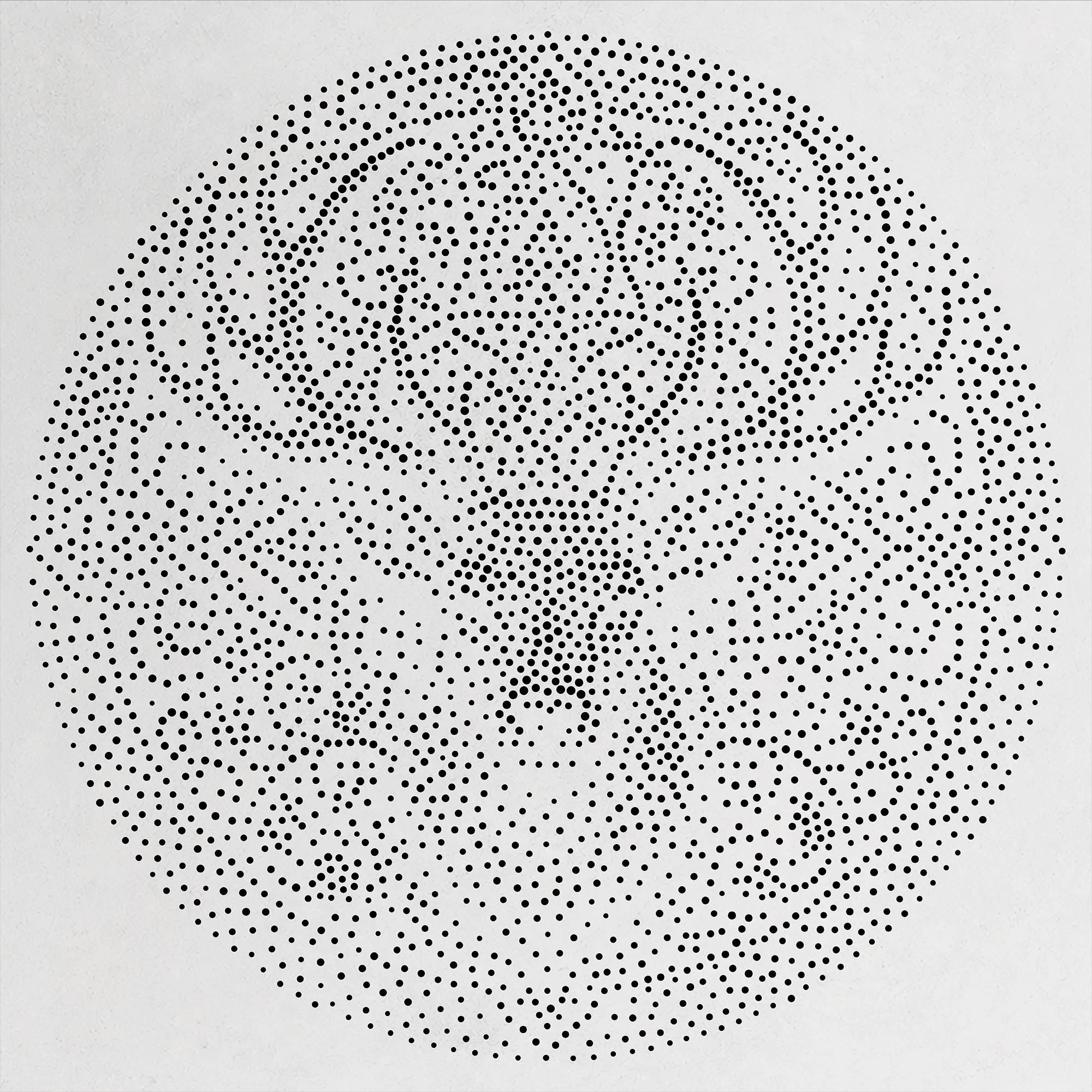 Stag Mandala Stipple Art Stencil | Realistic Mylar Wall Art, Crafts (Large - 300mm / 12" approx)
