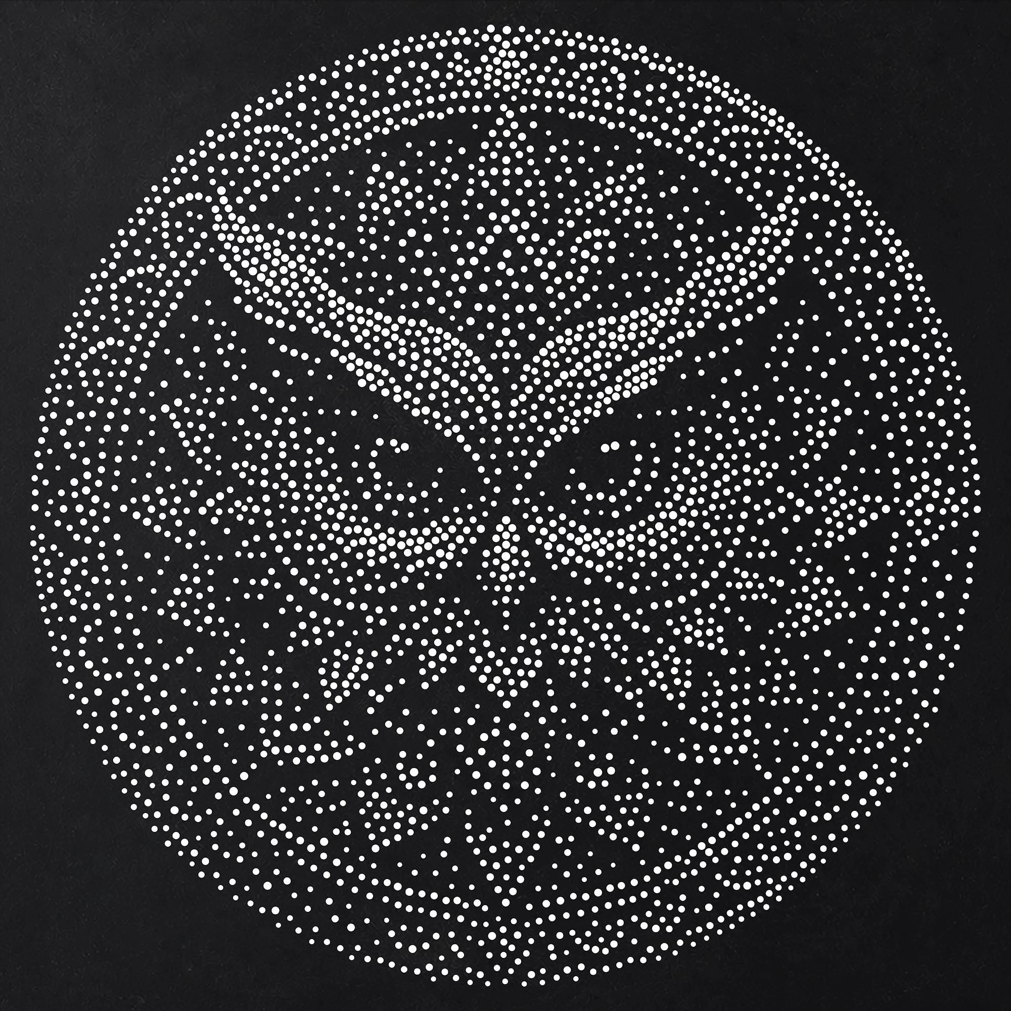 Owl Mandala Stipple Art Stencil | Realistic Mylar Wall Art, Crafts (Large - 300mm / 12" approx)