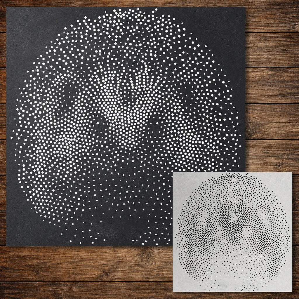 Realistic Hedgehog Stencil | DIY Mylar Wall Art, Stipple Art Crafts (Large - 300mm / 12" approx)