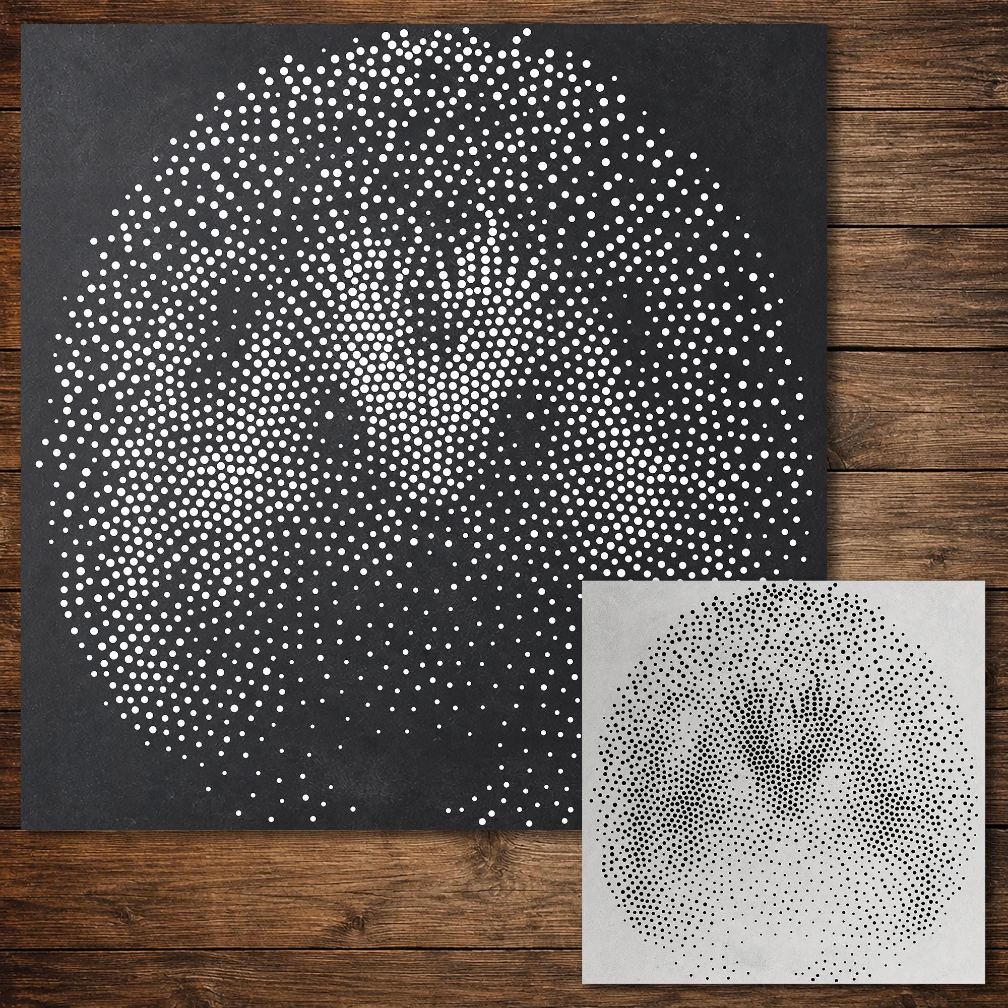 Realistic Hedgehog Stencil | DIY Mylar Wall Art, Stipple Art Crafts (Large - 300mm / 12" approx)