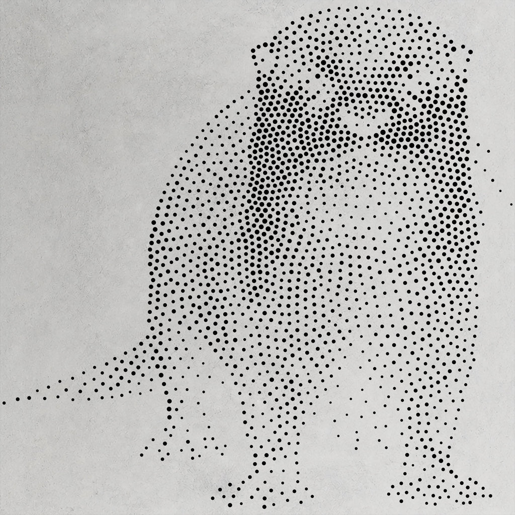 Realistic Otter Stencil | Highly Detailed DIY Mylar Wall Art, Stipple Art Crafts (Large - 300mm / 12" approx)