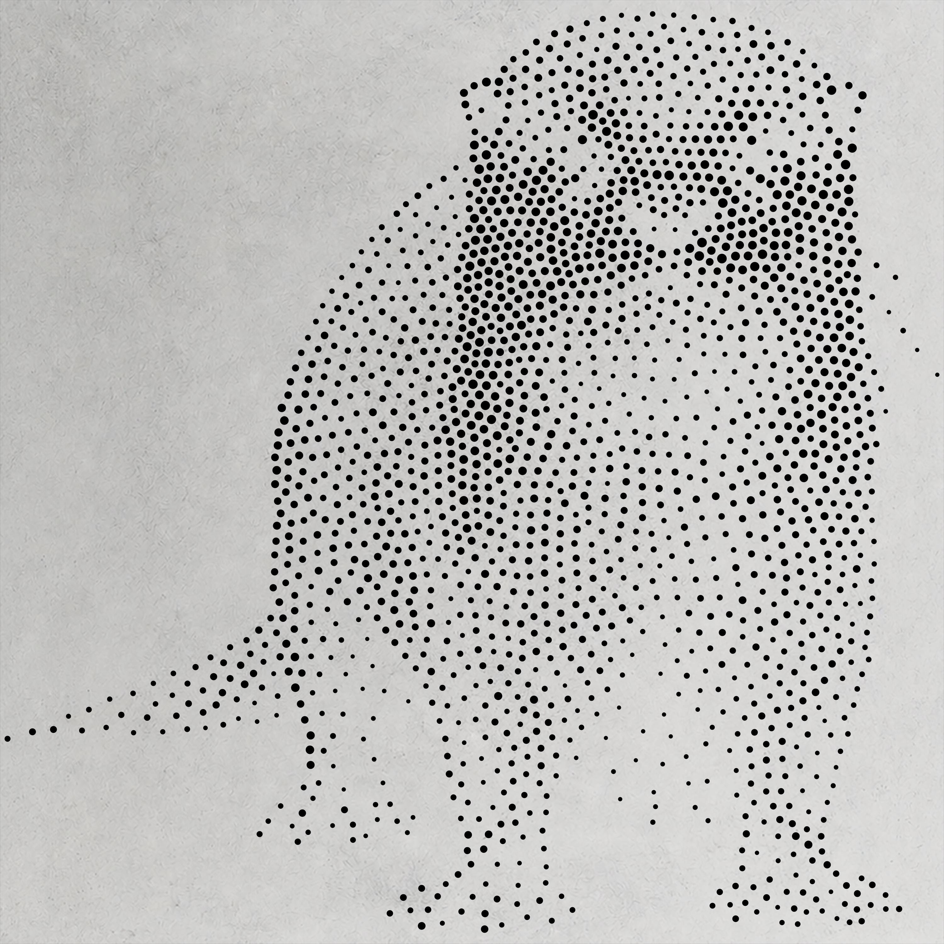 Realistic Otter Stencil | Highly Detailed DIY Mylar Wall Art, Stipple Art Crafts (Large - 300mm / 12" approx)