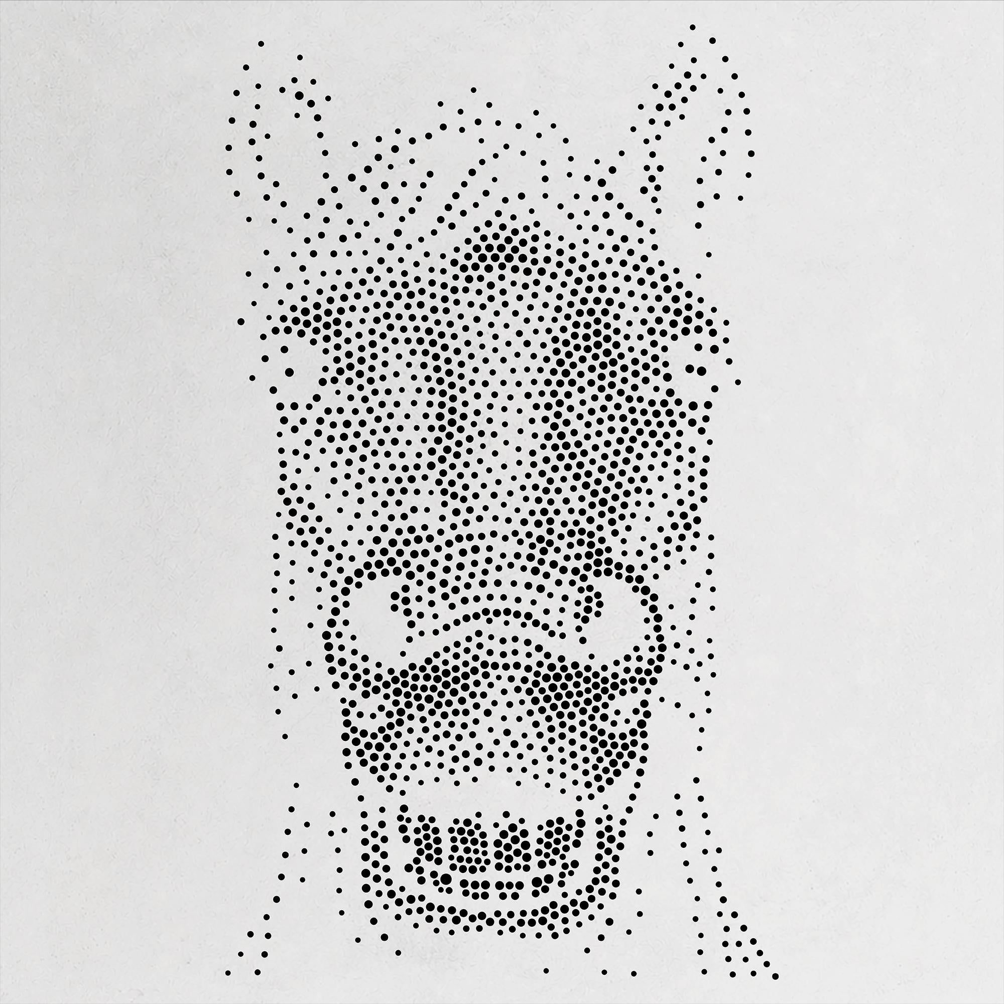 Funny Horse Stencil | Realistic & Highly Detailed DIY Mylar Wall Art, Stipple Art Crafts (Large - 300mm / 12" approx)