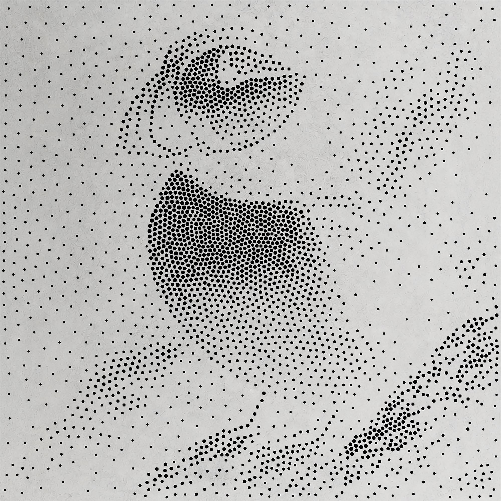 Puffin Stencil | Realistic Highly Detailed DIY Mylar Wall Art, Stipple Art Crafts (Large - 300mm / 12" approx)