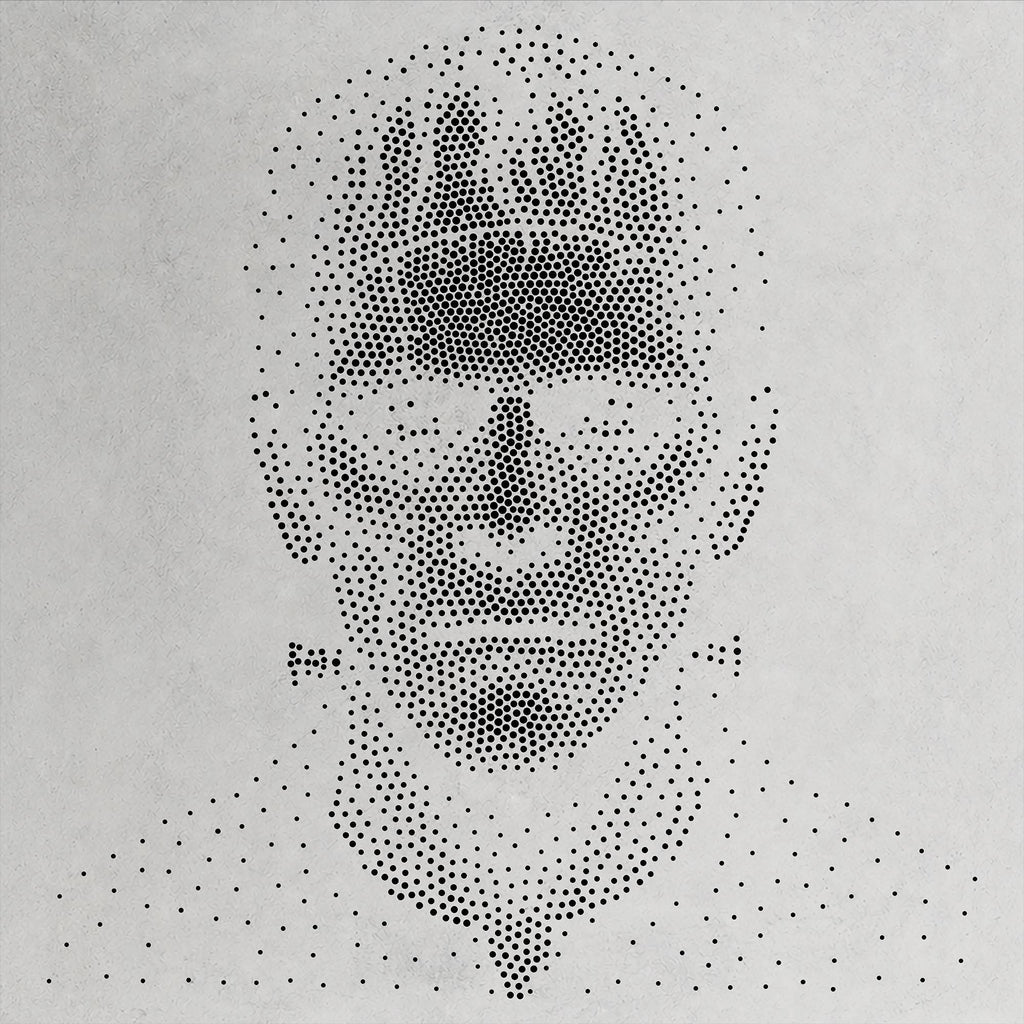 Frankenstein Monster Halloween Stencil | Realistic Mylar Stipple Wall Art, Crafts (Large - 300mm / 12" approx)