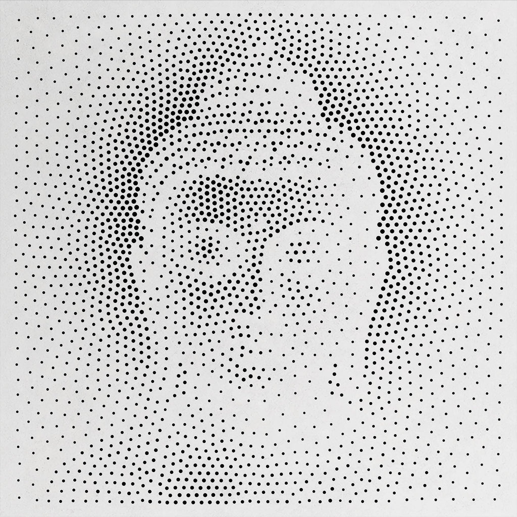 Buddha Face Stencil | Realistic & Highly Detailed DIY Mylar Wall Art, Stipple Art Crafts (Large - 300mm / 12" approx)