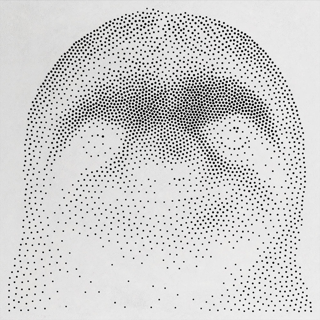 Sloth Stipple Art Stencil | Realistic Mylar Wall Art, Crafts (Large - 300mm / 12" approx)