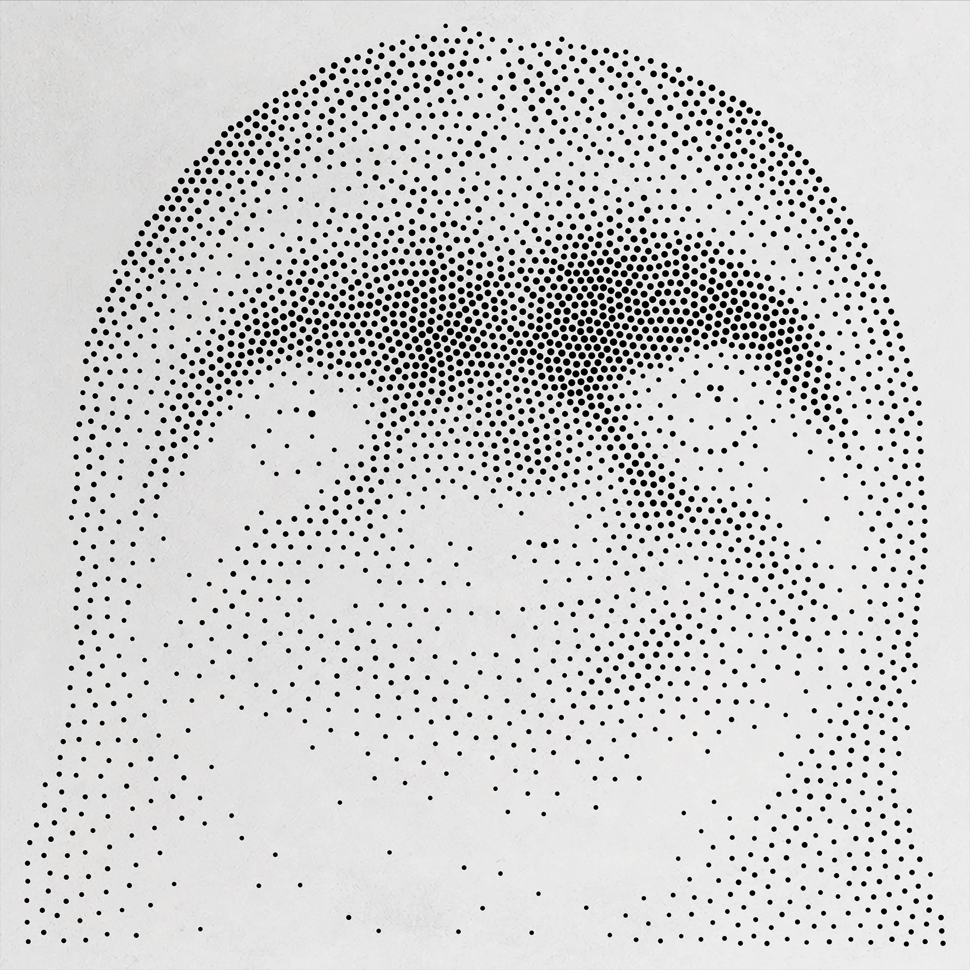 Sloth Stipple Art Stencil | Realistic Mylar Wall Art, Crafts (Large - 300mm / 12" approx)
