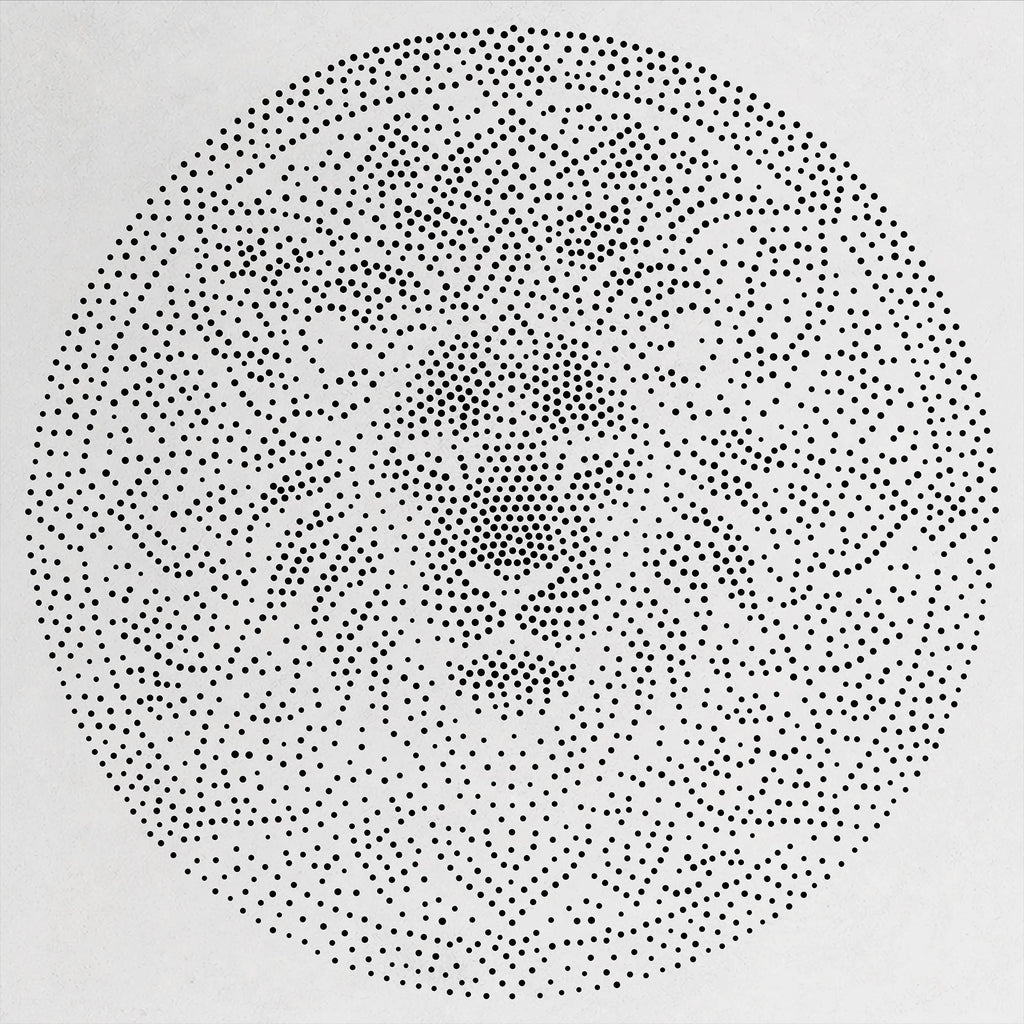 Lion Mandala Stipple Art Stencil | Realistic Mylar Wall Art, Crafts (Large - 300mm / 12" approx)