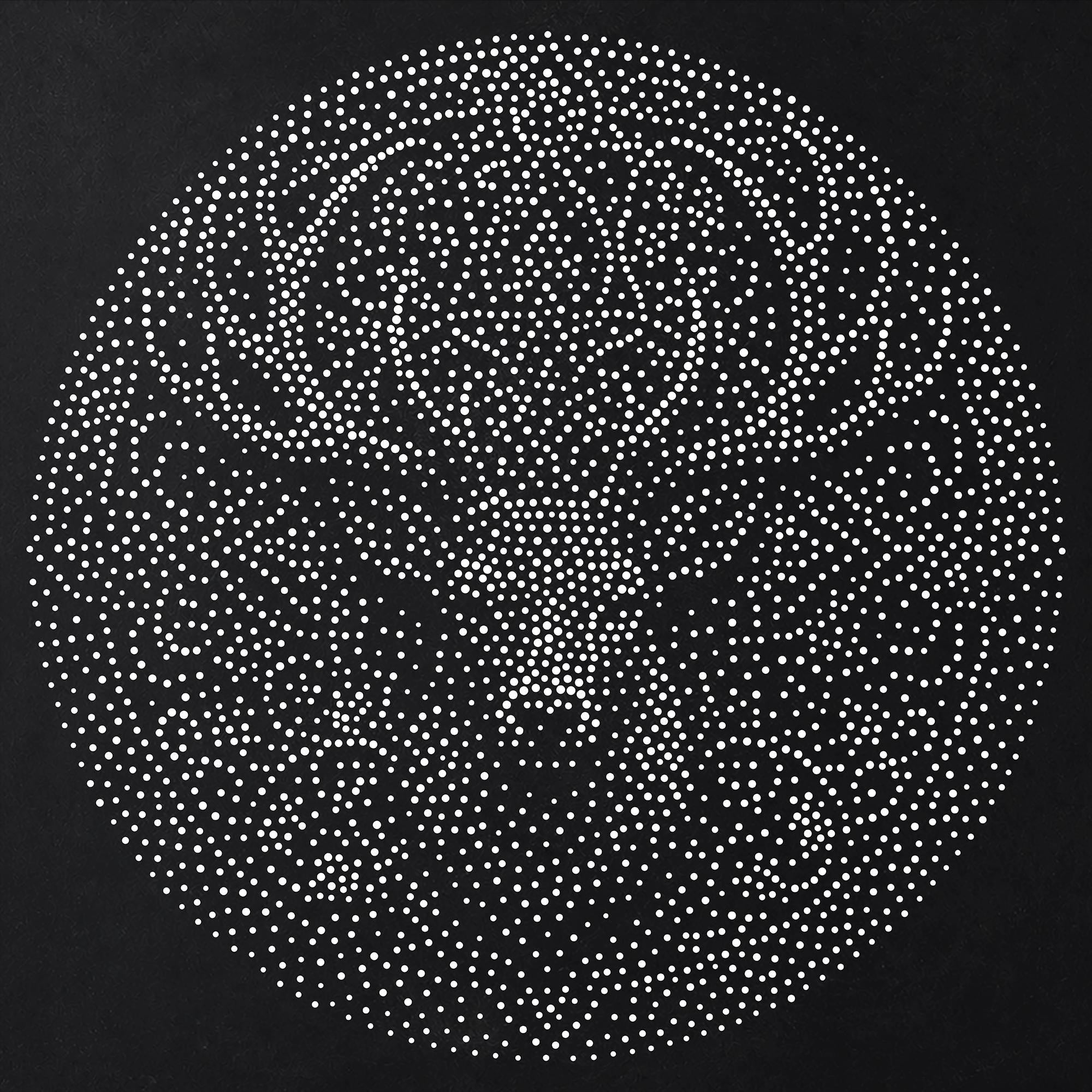 Stag Mandala Stipple Art Stencil | Realistic Mylar Wall Art, Crafts (Large - 300mm / 12" approx)