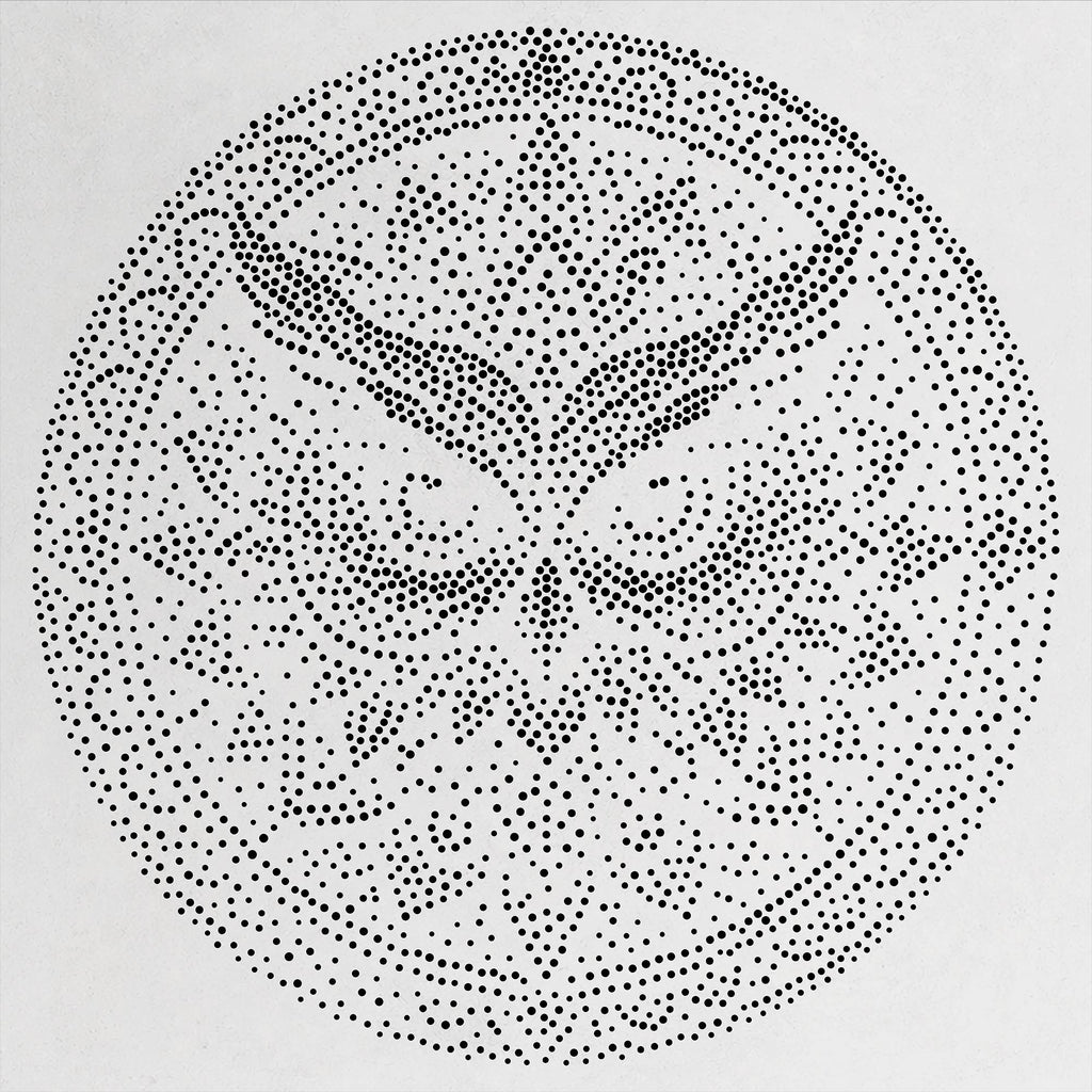 Owl Mandala Stipple Art Stencil | Realistic Mylar Wall Art, Crafts (Large - 300mm / 12" approx)