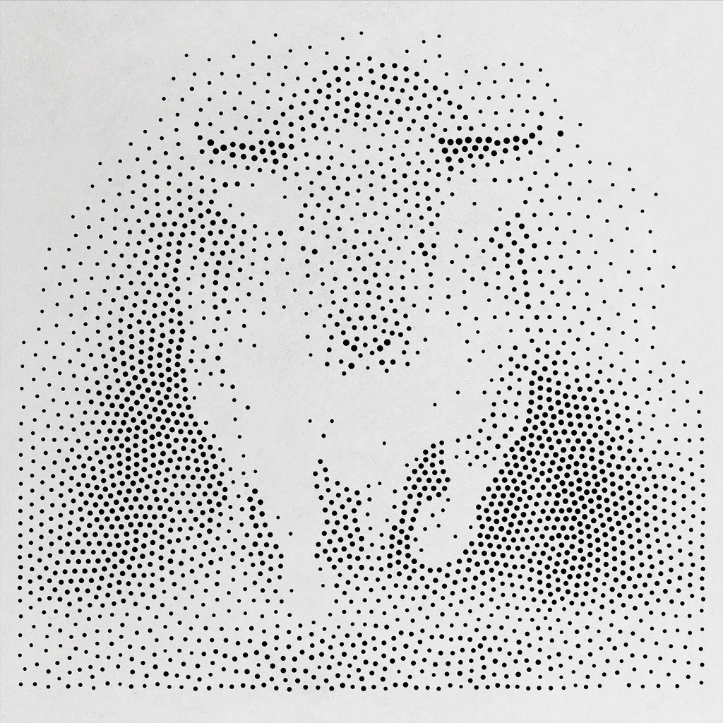 Charging Bull Stipple Art Stencil | Realistic Mylar Wall Art, Crafts (Large - 300mm / 12" approx)