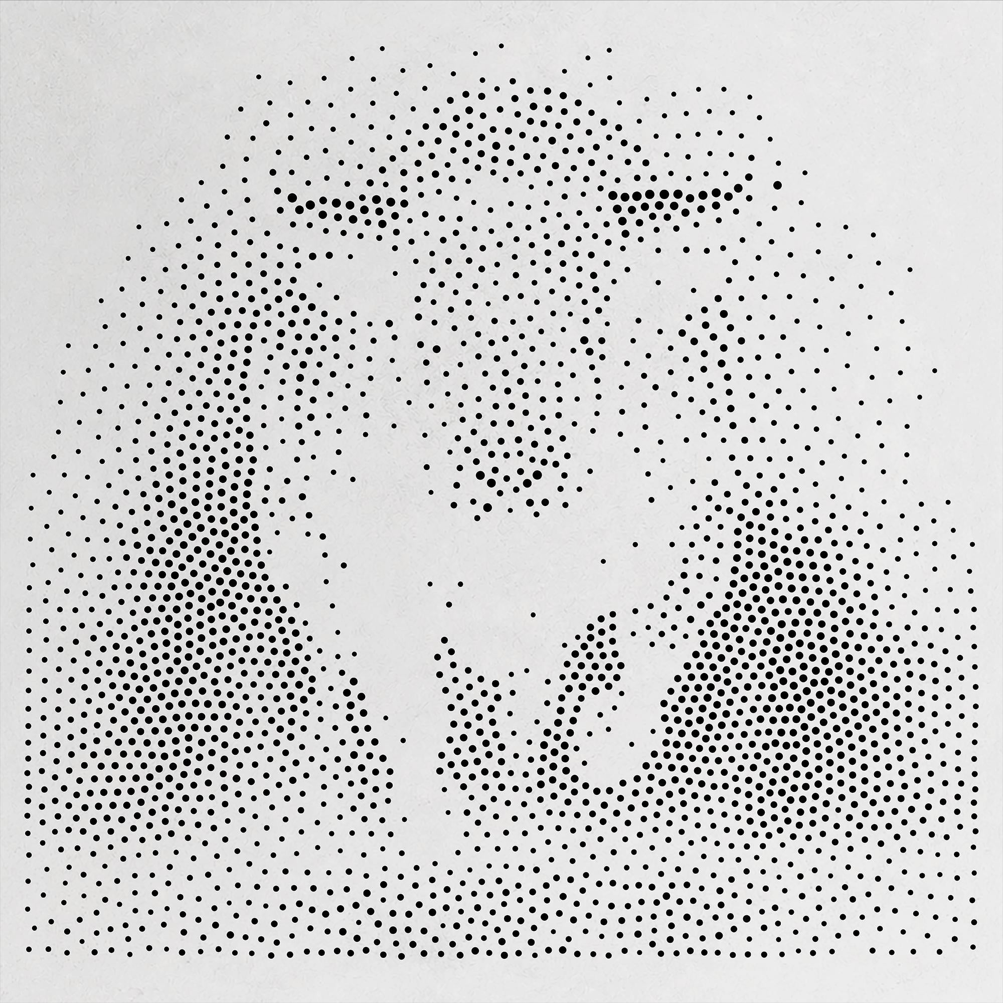 Charging Bull Stipple Art Stencil | Realistic Mylar Wall Art, Crafts (Large - 300mm / 12" approx)