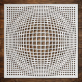 Geometric Grid #1 Stencil reusable Mylar stencil, 300 x 300 mm