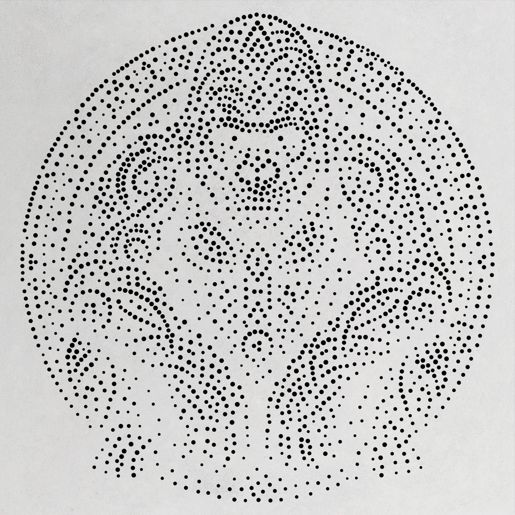 Tribal Gorilla Mandala Stencil | Realistic & Highly Detailed DIY Mylar Wall Art, Stipple Art Crafts (Large - 300mm / 12" approx)