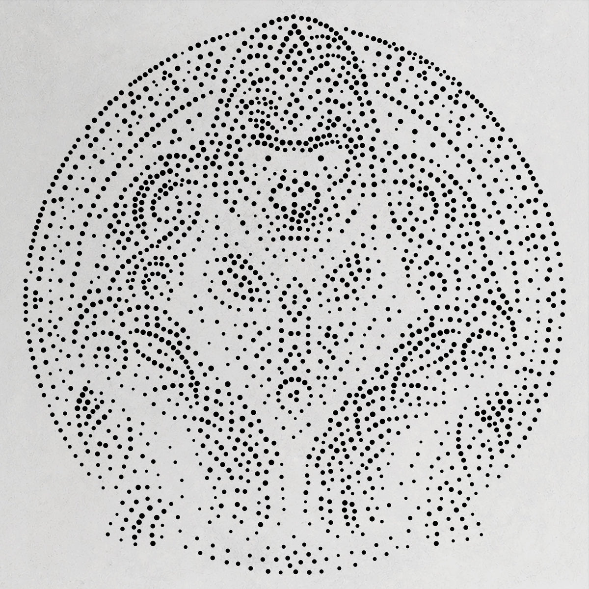 Tribal Gorilla Mandala Stencil | Realistic & Highly Detailed DIY Mylar Wall Art, Stipple Art Crafts (Large - 300mm / 12" approx)