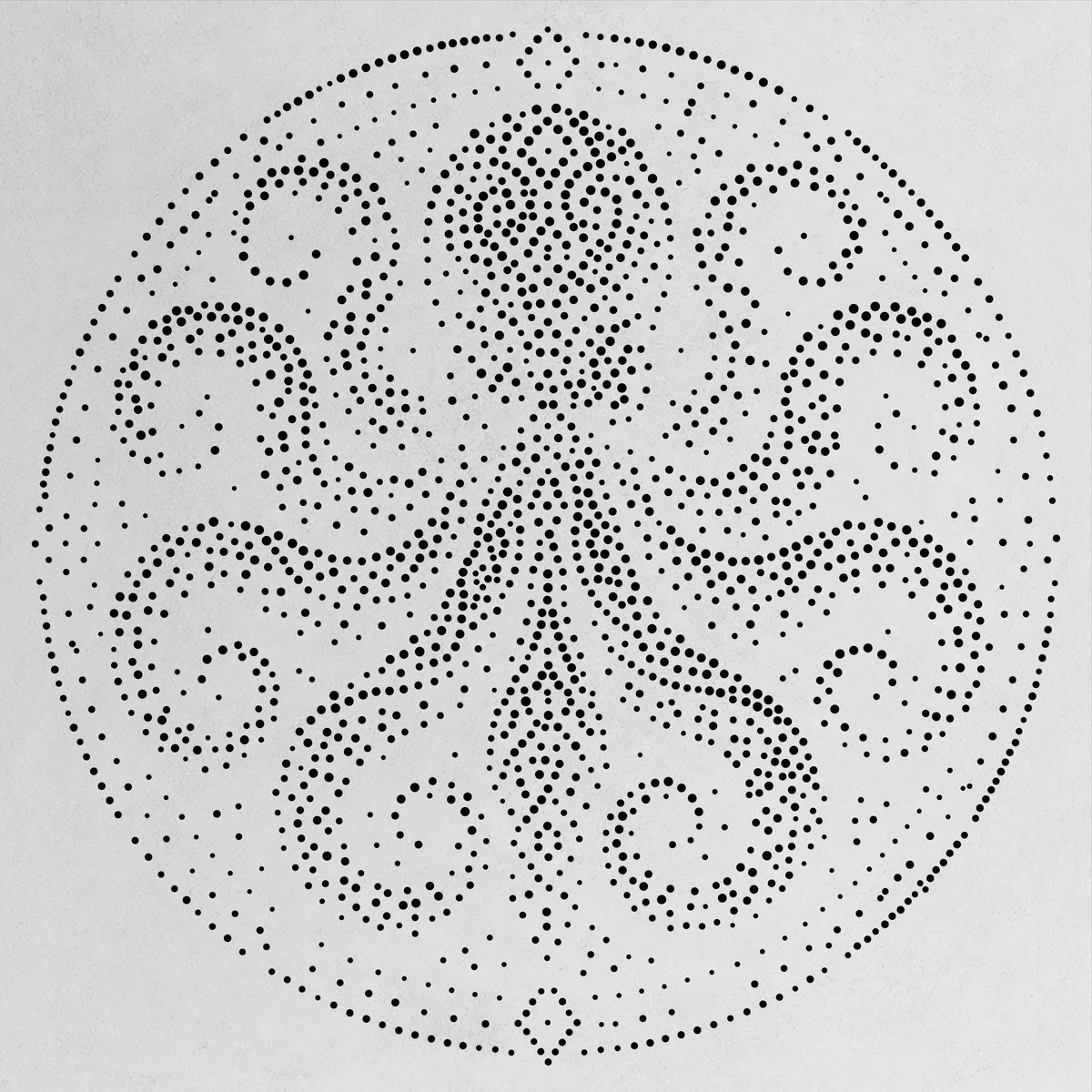 Tribal Octopus Mandala Stencil | Realistic & Highly Detailed DIY Mylar Wall Art, Stipple Art Crafts (Large - 300mm / 12" approx)