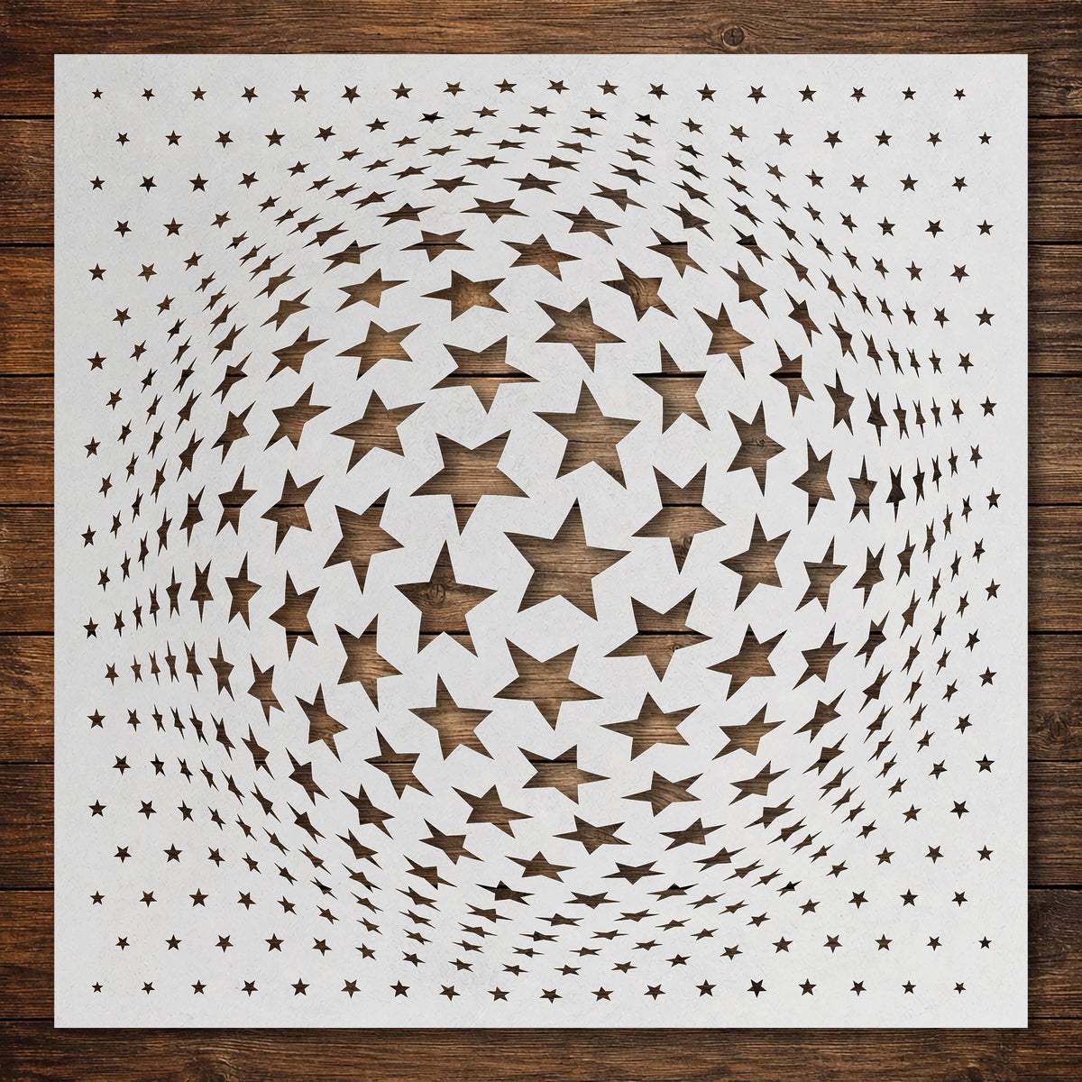 Geometric Grid #12 Stencil reusable Mylar stencil, 300 x 300 mm