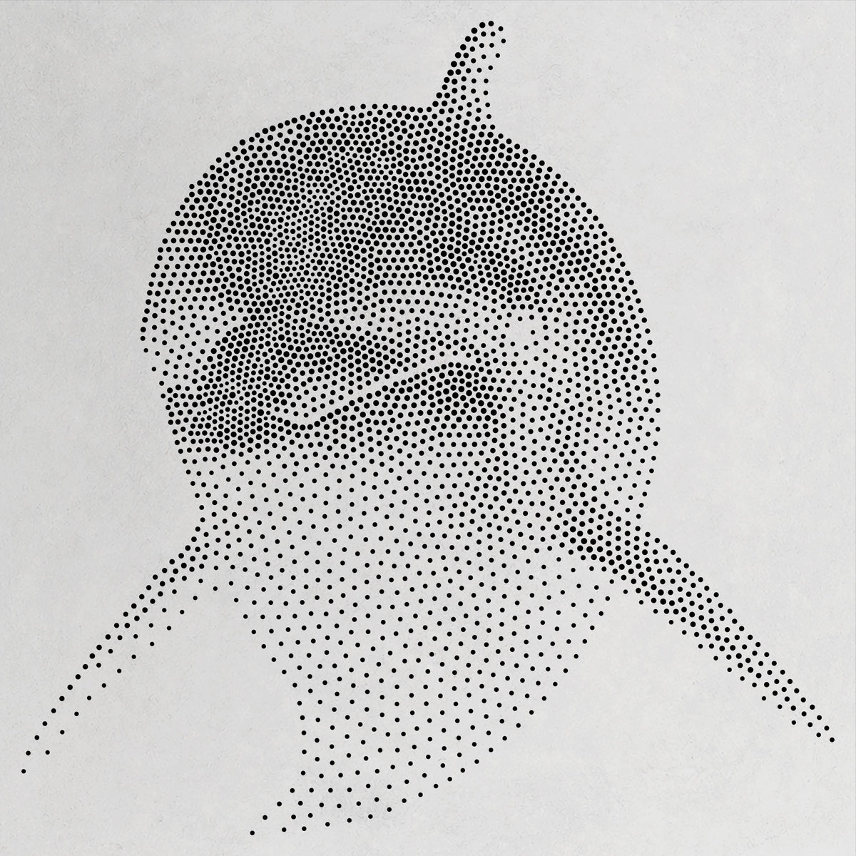 Dolphin Stencil | Realistic Mylar Stipple Wall Art, Crafts (Large - 300mm / 12" approx)