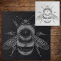 Bumblebee Stencil reusable Mylar stencil, 300 x 300 mm