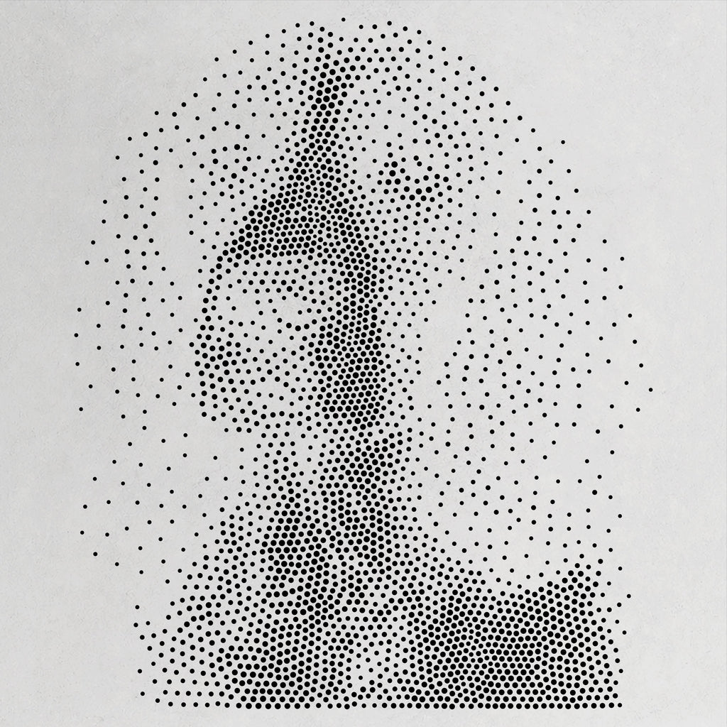 Springer Spaniel Dog Stencil | Realistic Mylar Stipple Wall Art, Crafts (Large - 300mm / 12" approx)