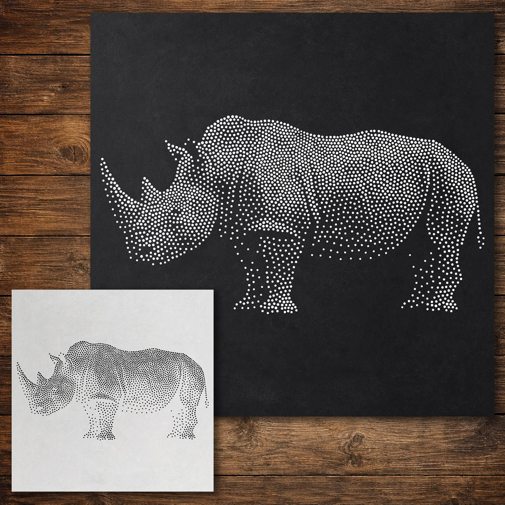 Rhino Stencil reusable Mylar stencil, 300 x 300 mm