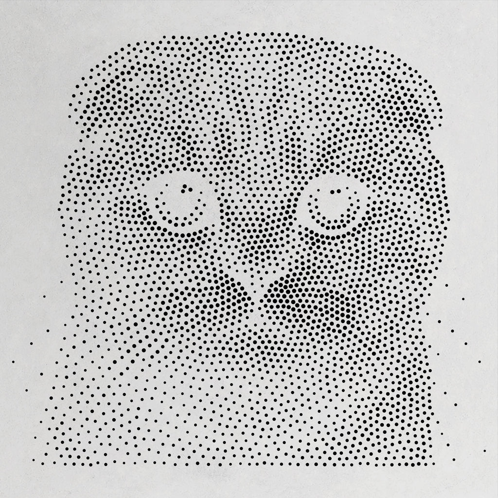 Scottish Fold Cat Stencil | Realistic Mylar Stipple Wall Art, Crafts (Large - 300mm / 12" approx)